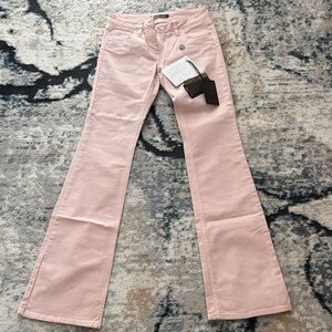 Roberto Cavalli Pastel Pink Straight Jeans